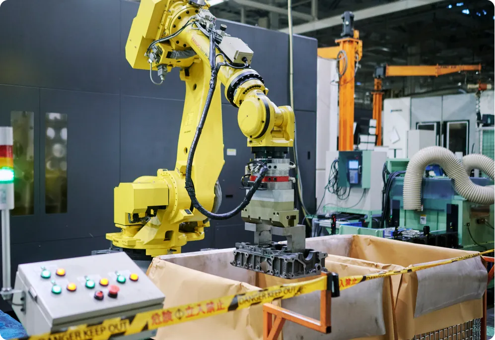 パレタイズロボットやジブクレーンなど安全補助装置