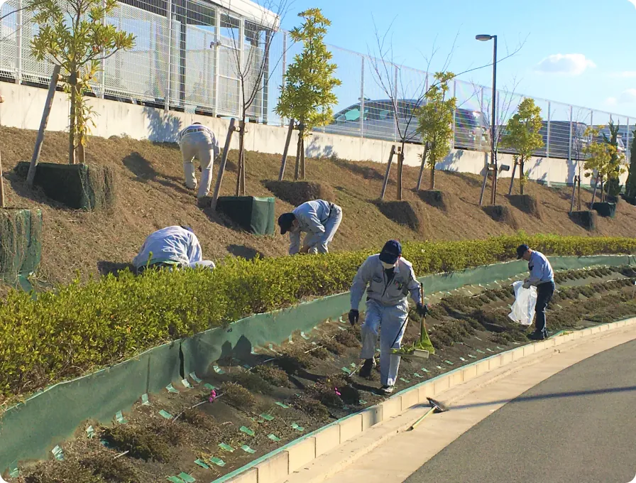 地域清掃活動の様子