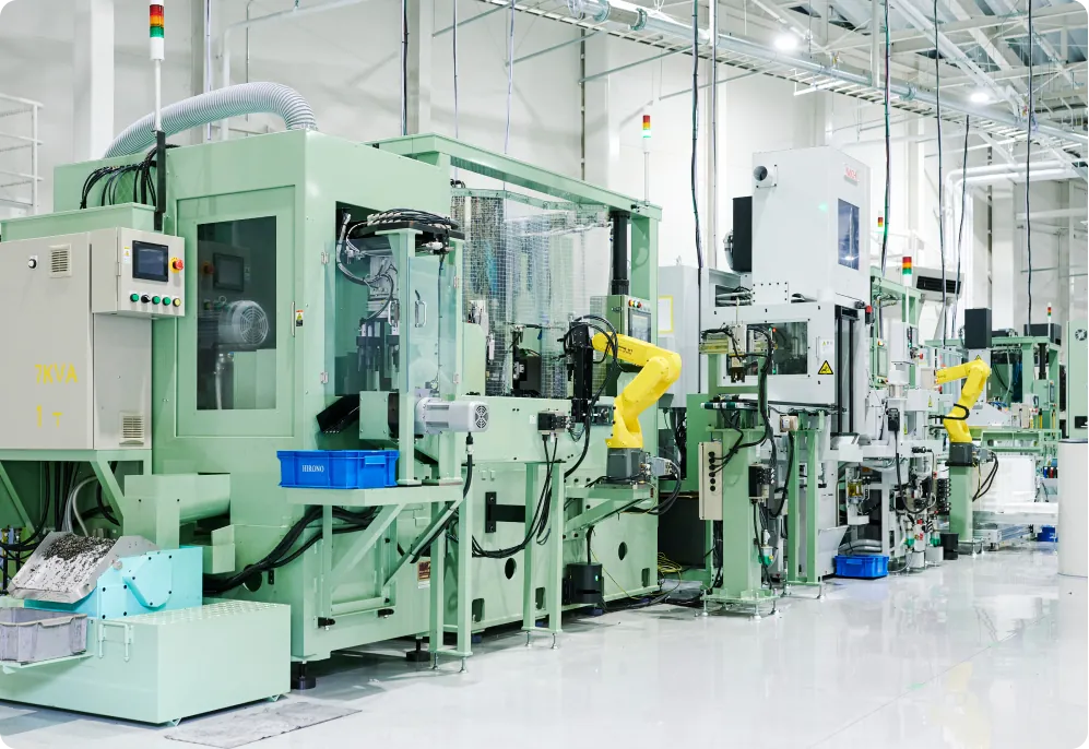 エンジン部品新加工ライン