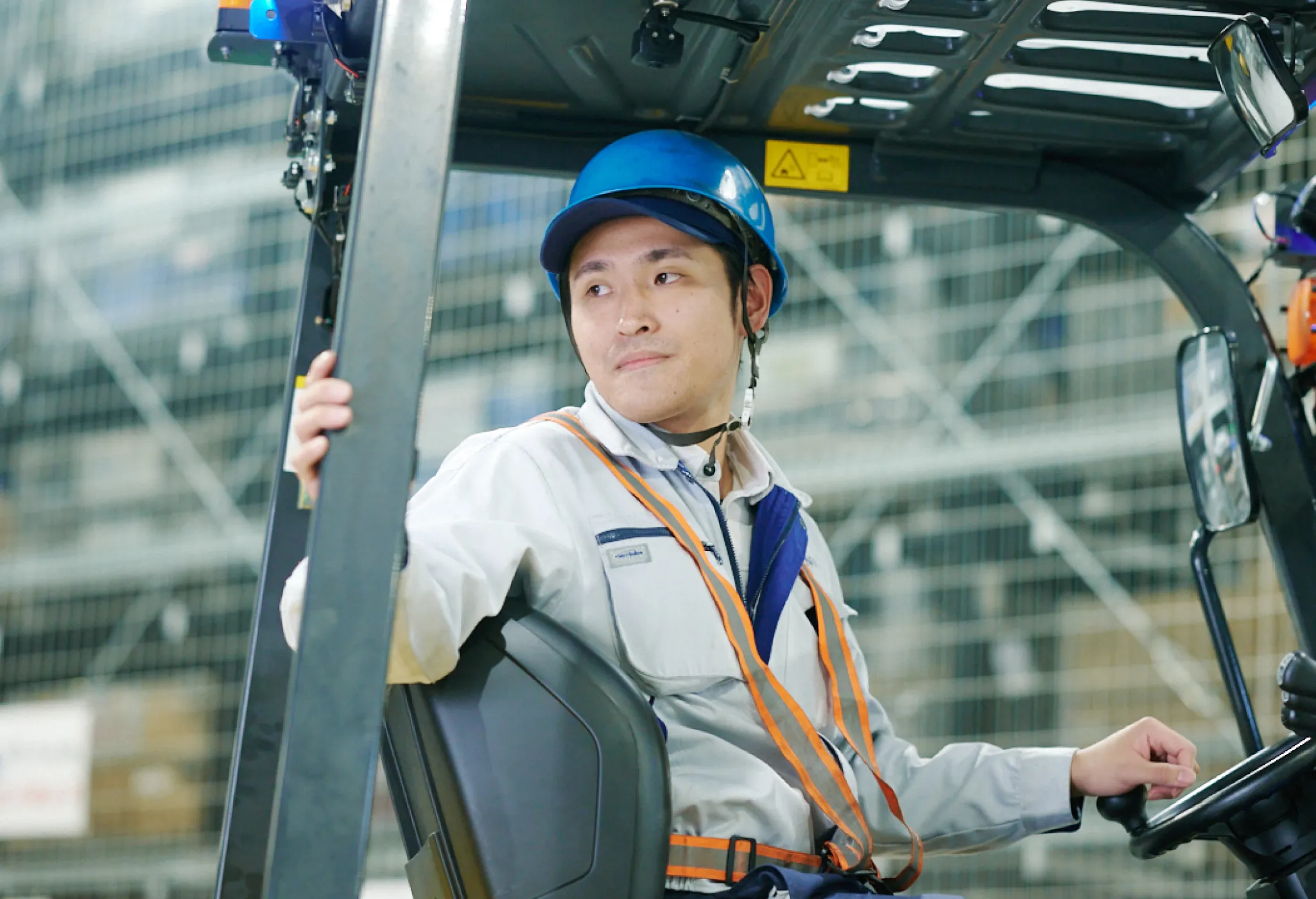 インタビューの様子